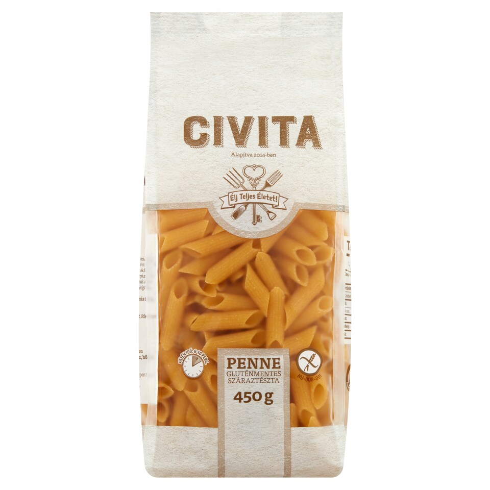 Civita Penne Gluten-Free Dry Pasta 450 g