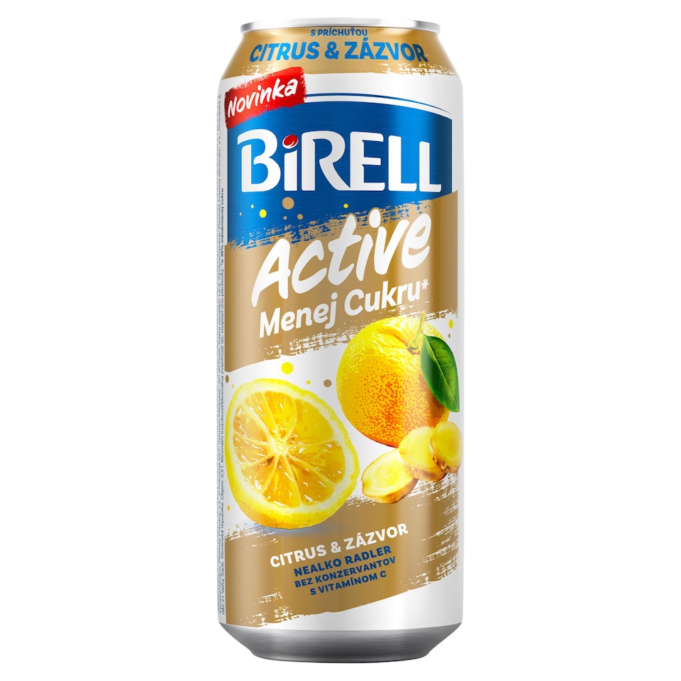 Birell Active Citrus a zázvor 0,5 l