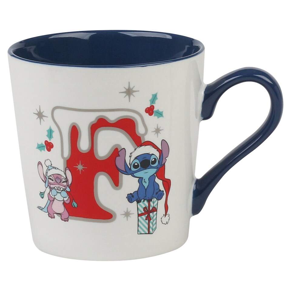 Tesco Disney Stitch Alphabet Mug F