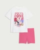 image 3 of K-Pop Demon Hunters 2-Piece T-Shirt and Shorts Set in Pink