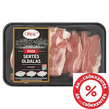 PICK friss darabolt sertés oldalas
