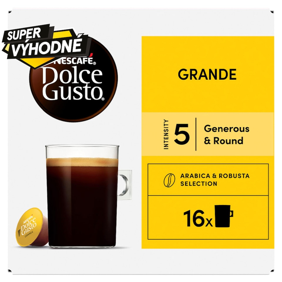 image 1 of NESCAFÉ Dolce Gusto Grande - Coffee Capsules - 16 Capsules in a Pack