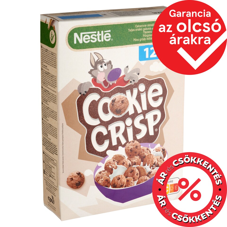 Nestlé Cookie Crisp Cookie Shaped Chocolate Flavoured Crunchy Cereal 375 g