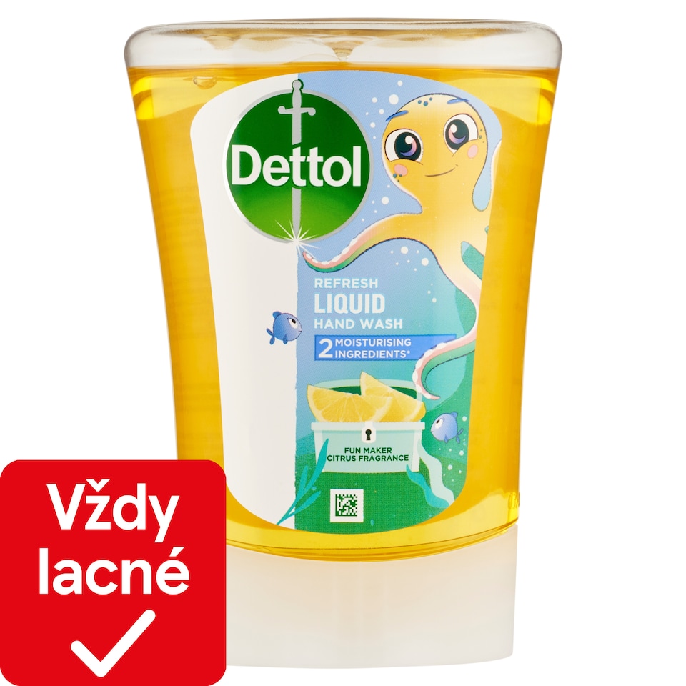 obrázok 1 z Dettol Bavič tekuté mydlo náplň do bezdotykového dávkovača 250 ml