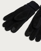 image 2 of F&F Suede Ribbed Cuff Gloves in Black