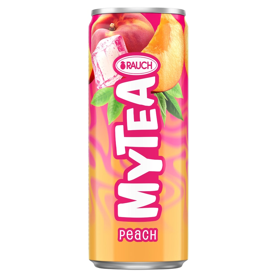 Rauch MyTea Peach Ice Tea Peach Soft Drink Made from Black Tea 330 ml