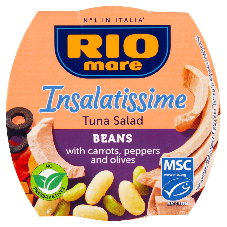 image 1 of Rio Mare Insalatissime Tuna Salad Beans 160 g
