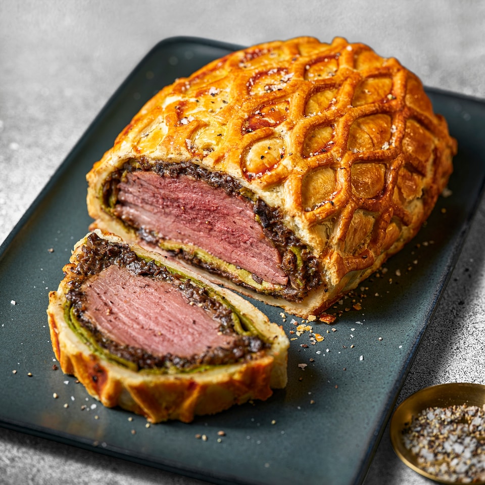 33. Tesco Finest Chef’s Collection Beef Wellington 1.18-1.406kg (Serves 4)