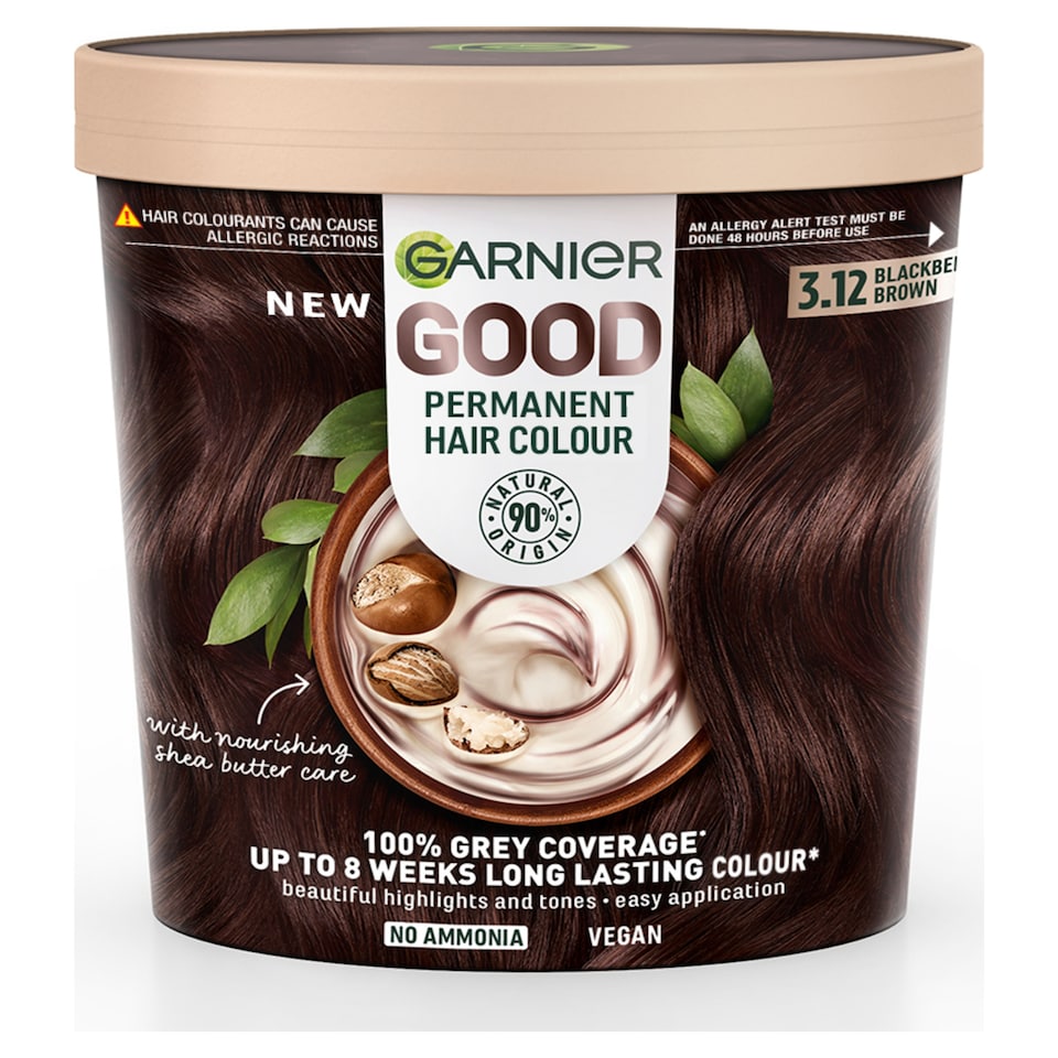 image 1 of Garnier Good 3.12 Blackberry Brown Permanent Hair Dye