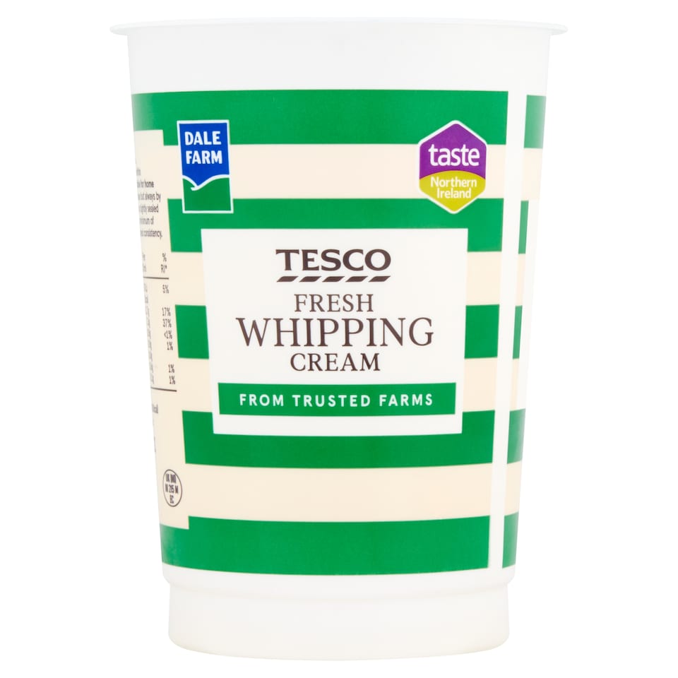 Tesco British Whipping Cream 500Ml