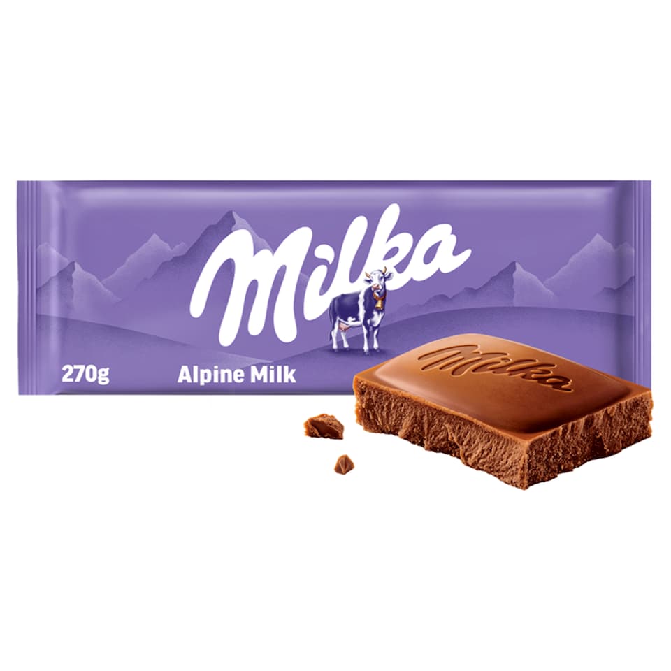 Milka čokoláda Mléčná z alpského mléka 270g