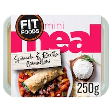 Fit Foods Mini Meal Spinach & Ricotta Cannelloni 250g
