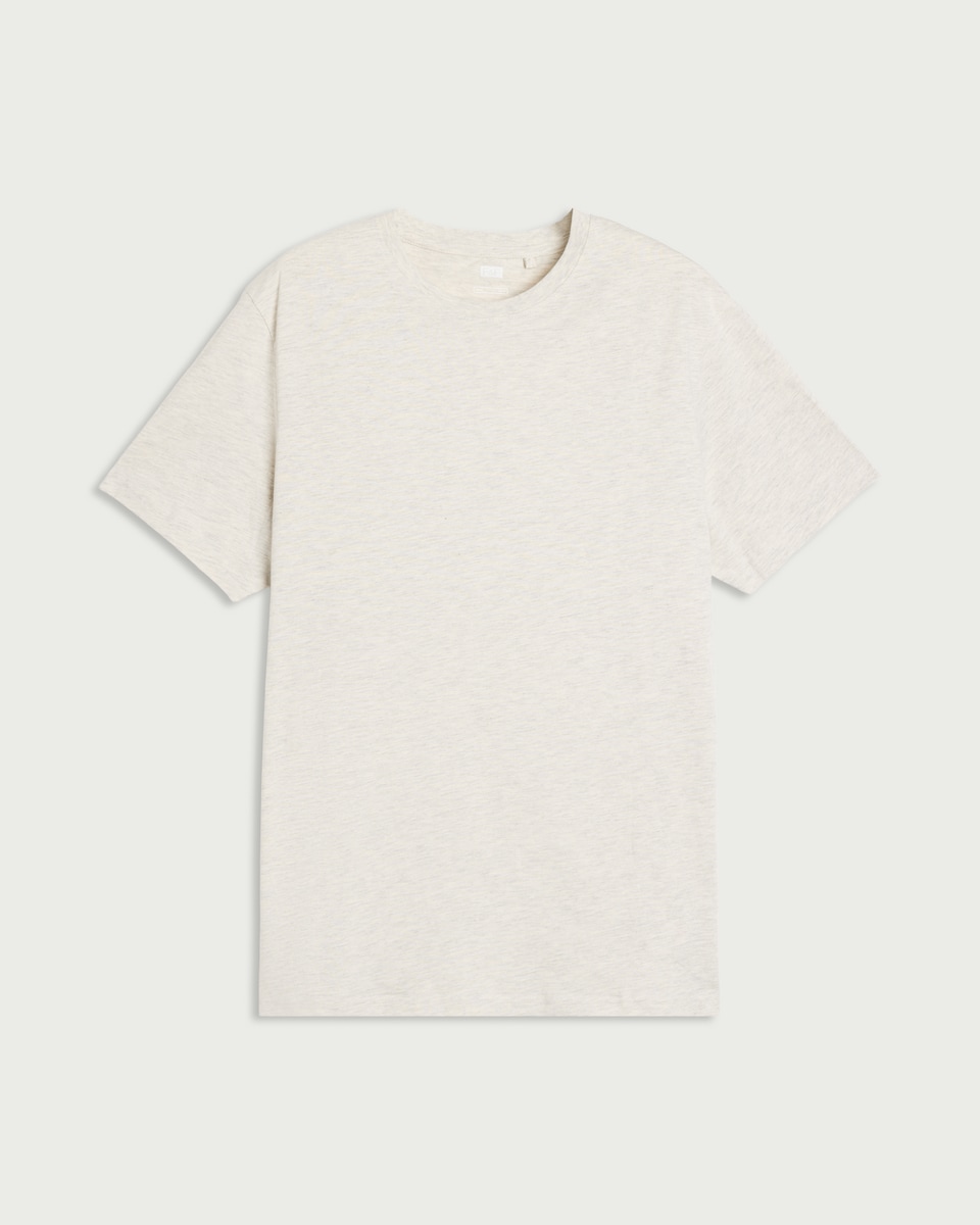 image 1 of F&F Pure Cotton T-Shirt in Neutral