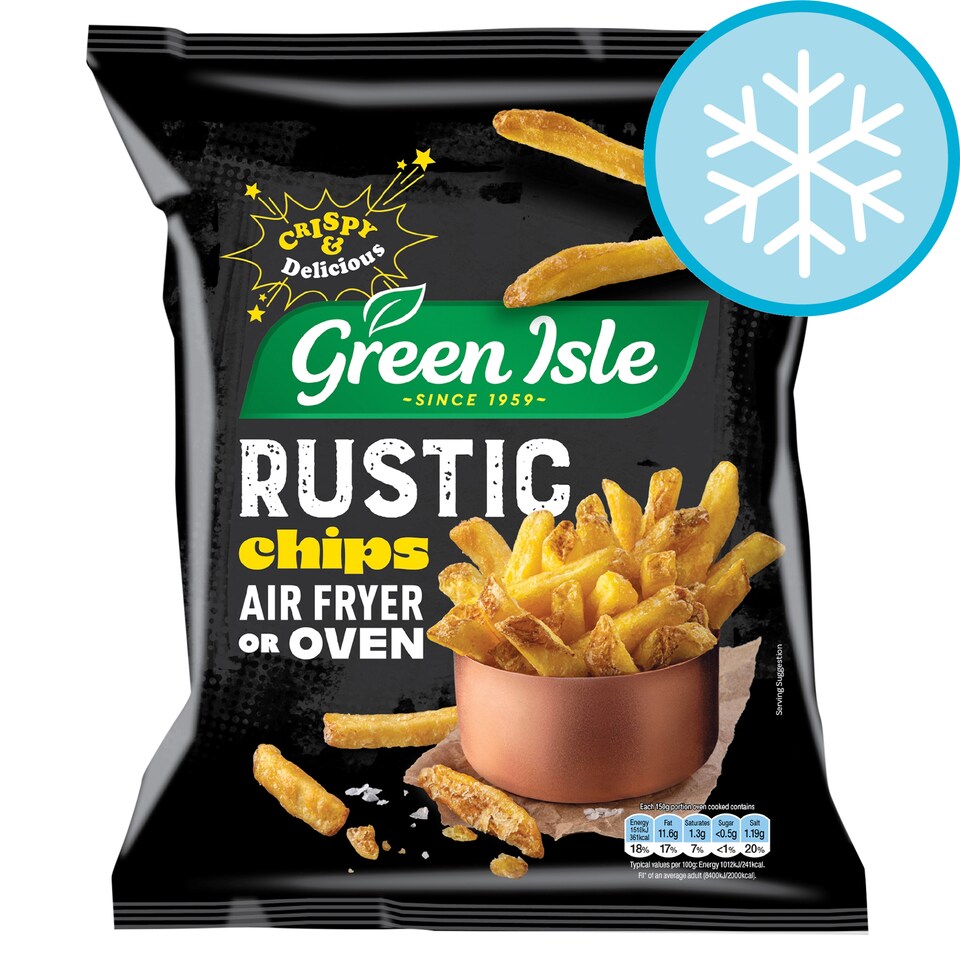 Green Isle Skin Skin On Rustic Chips 800G