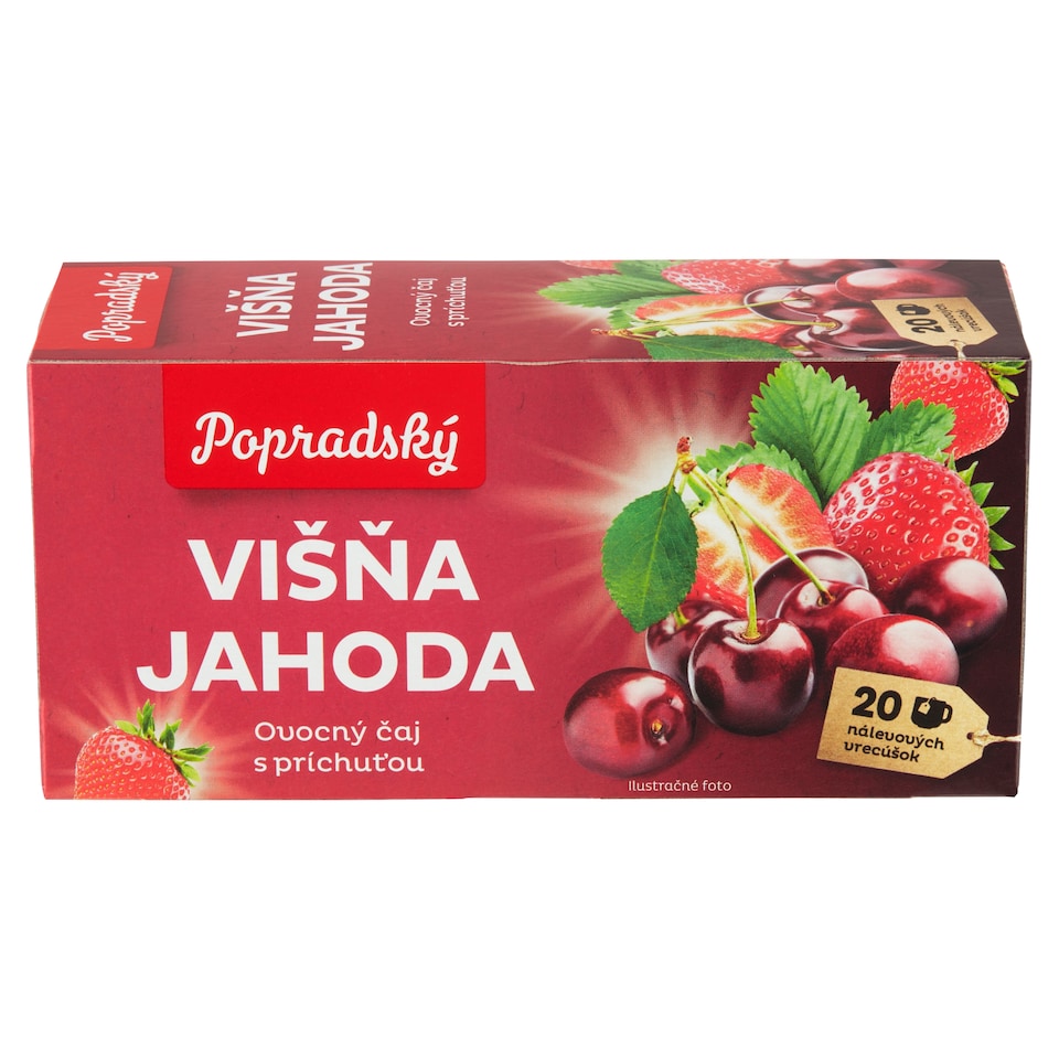 image 1 of Poprad Cherry Strawberry Fruit Tea with Flavor 40 g