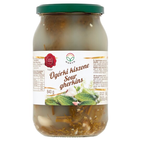 Moryn Sour Gherkins 840G Tesco Groceries