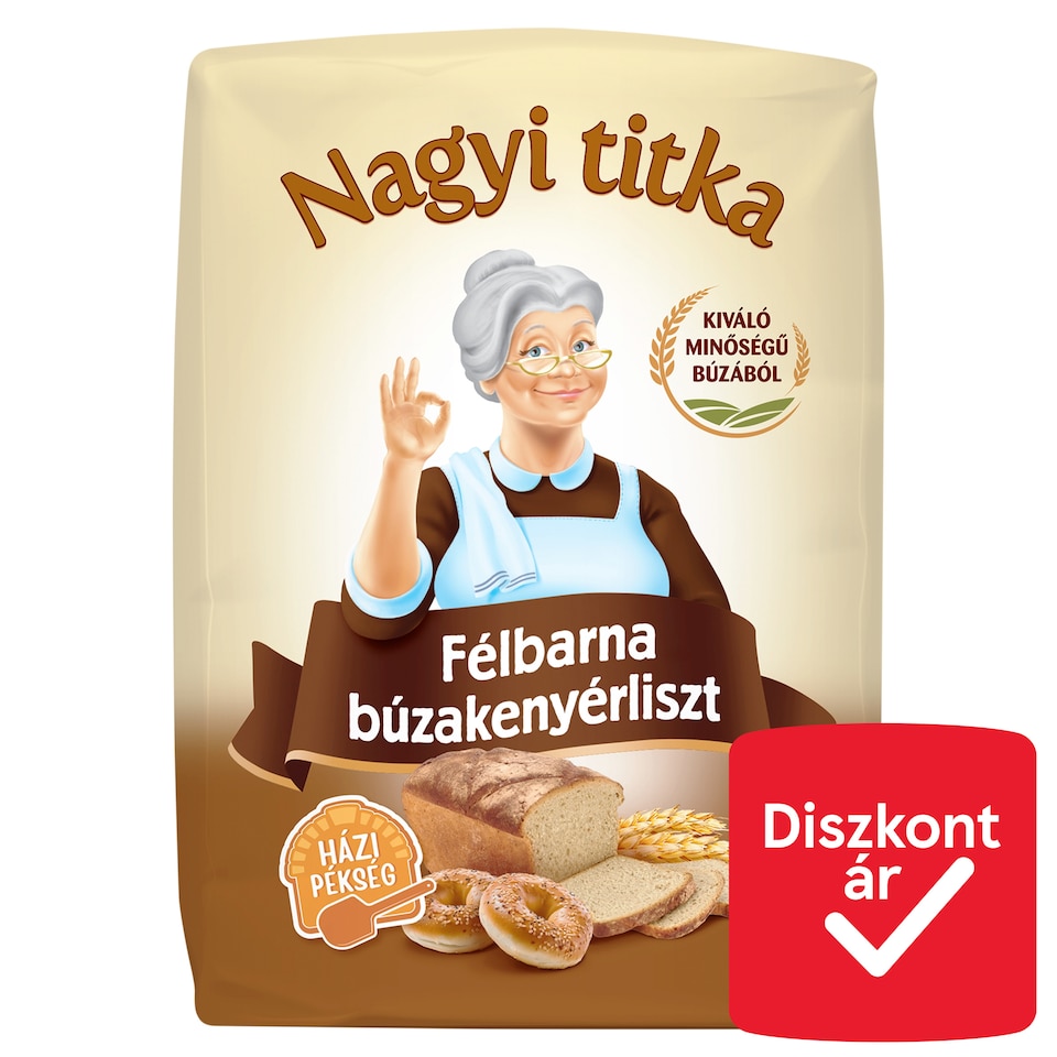 Nagyi titka félbarna búzakenyérliszt 1 kg