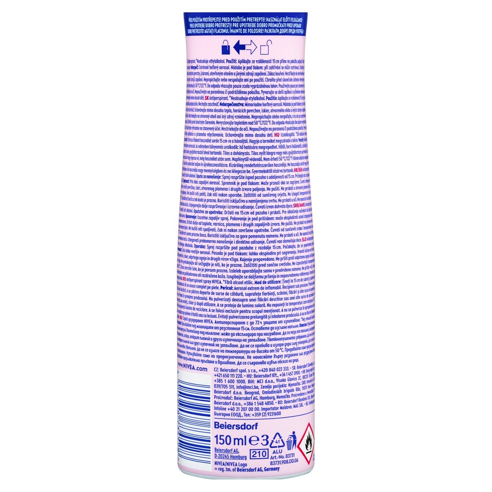 Obrázek 1 pro produkt Nivea Pearl & Beauty Sprej antiperspirant 150ml