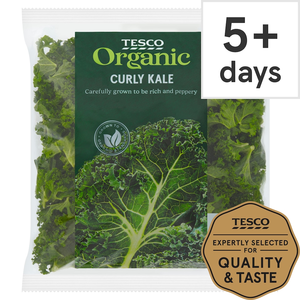 Tesco Organic Curly Kale 200G