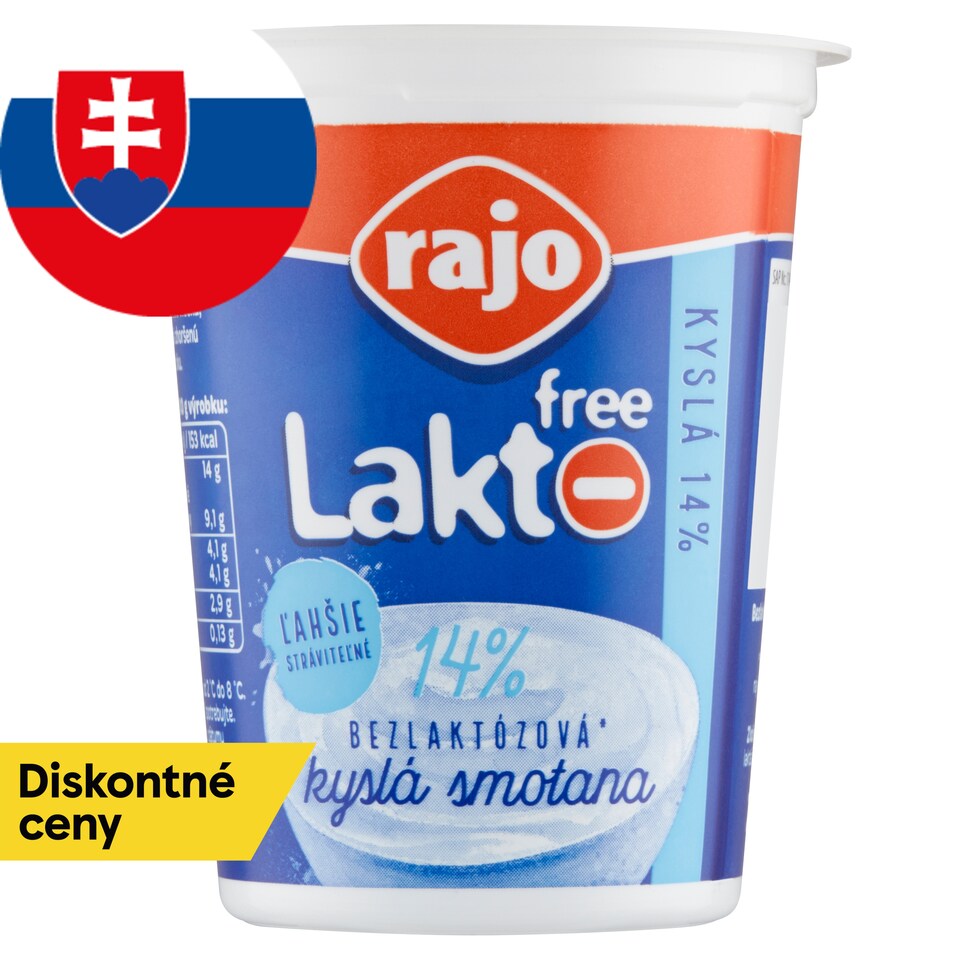 image 1 of Rajo Lakto Free Sour Cream 14% 200 g