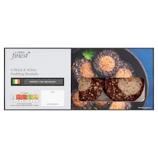Tesco Finest 6 Black & White Pudding Roulades 240g