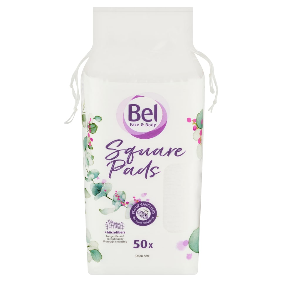 obrázok 1 z Bel Face & Body Cosmetic odličovacie tampóny s mikrovláknom štvorcové 50 ks