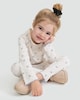 image 1 of F&F Girls 2-Pack Cotton Rich Bow Print Pyjama Set in Blue