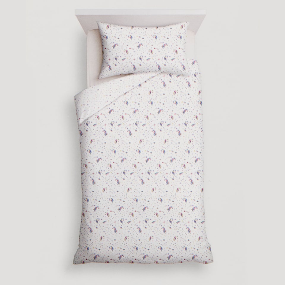 image 1 of Tesco Home Unicorn Bedset Duvet Set 140 x 200 cm