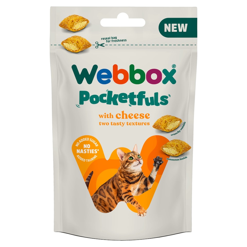 Webbox Pocketfuls with Cheese 60g