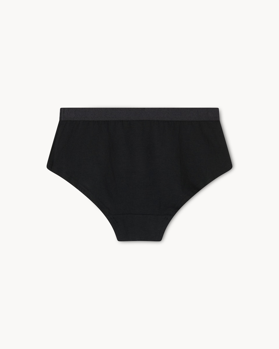 image 1 of F&F Girls 7-Pack Cotton Rich Shorts in Black