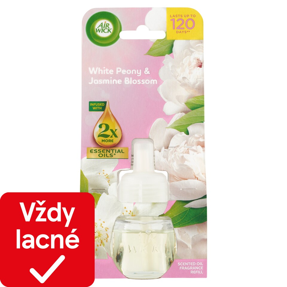 obrázok 1 z Air Wick Tekutá náplň do elektrického prístroja pivónia a jazmínový kvet 19 ml