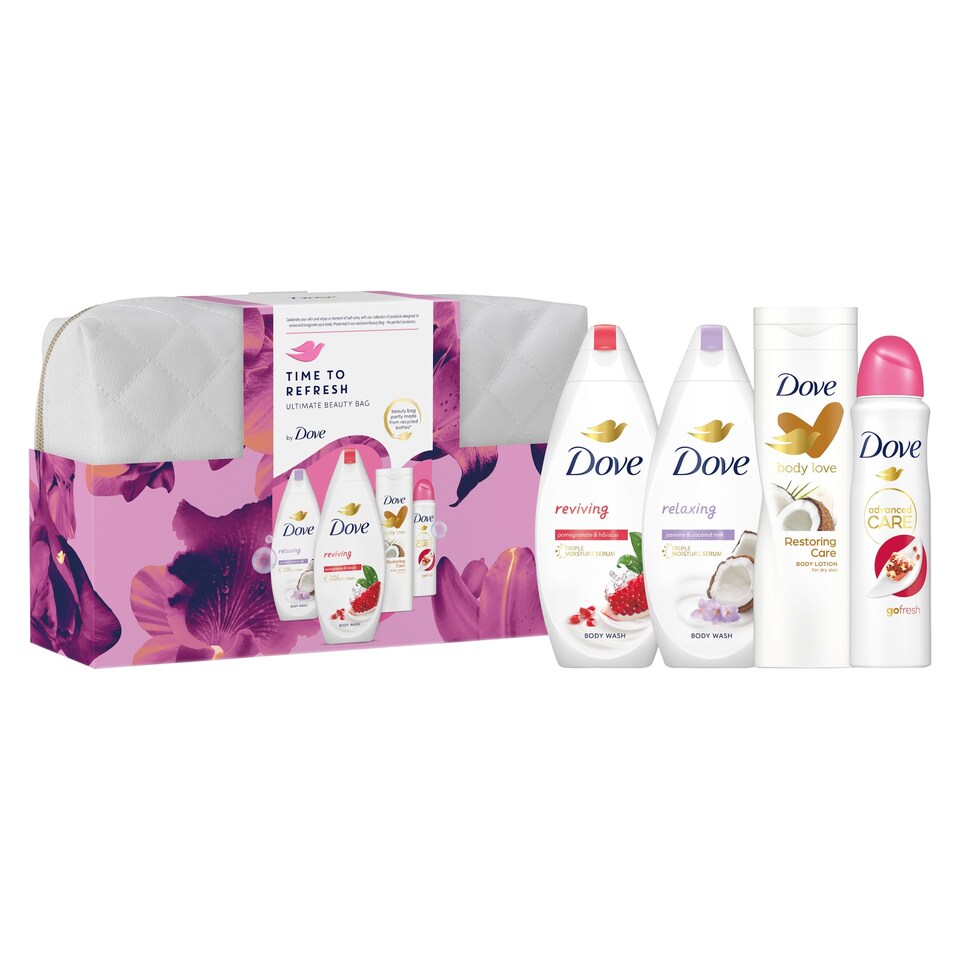 image 1 of Dove Time to Refresh Ultimate Beauty Bag Giftset
