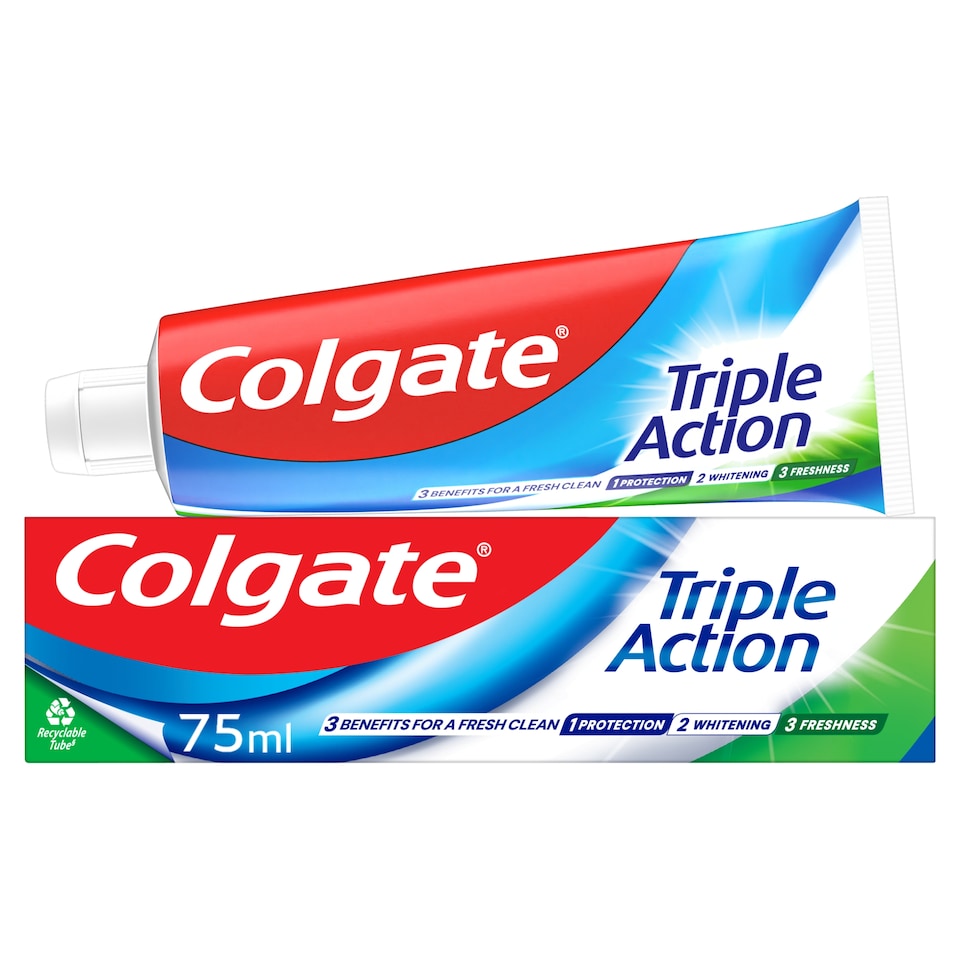 image 1 of Colgate Triple Action Toothpaste 75ml
