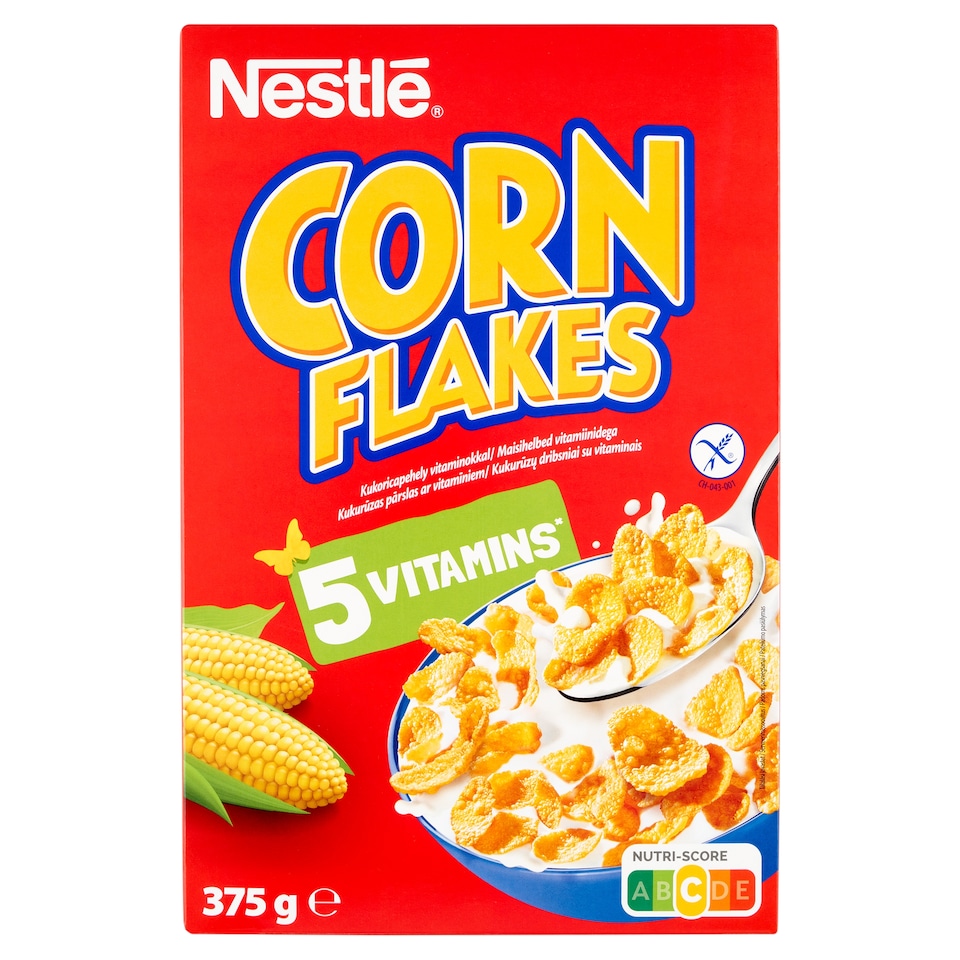 Corn Flakes gluténmentes ropogós kukoricapehely vitaminokkal 375 g  1. kép