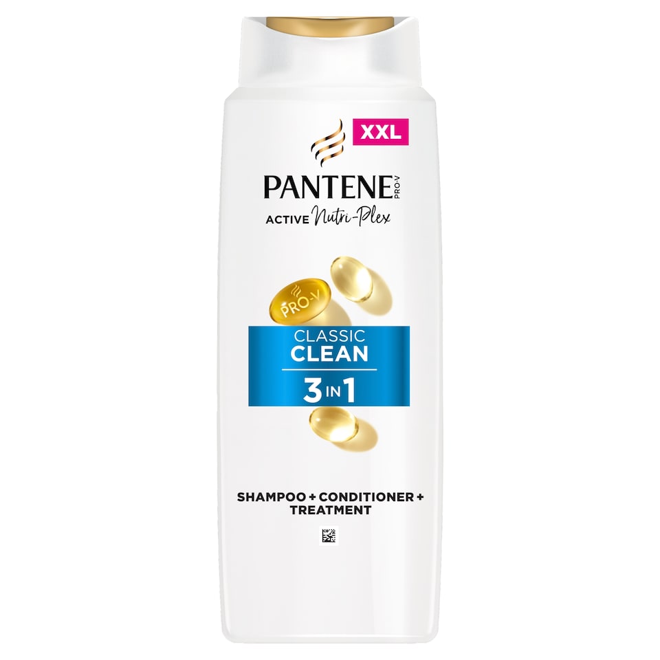 image 1 of Pantene Xxl 3 In 1 Classic Clean Shampoo 600Ml
