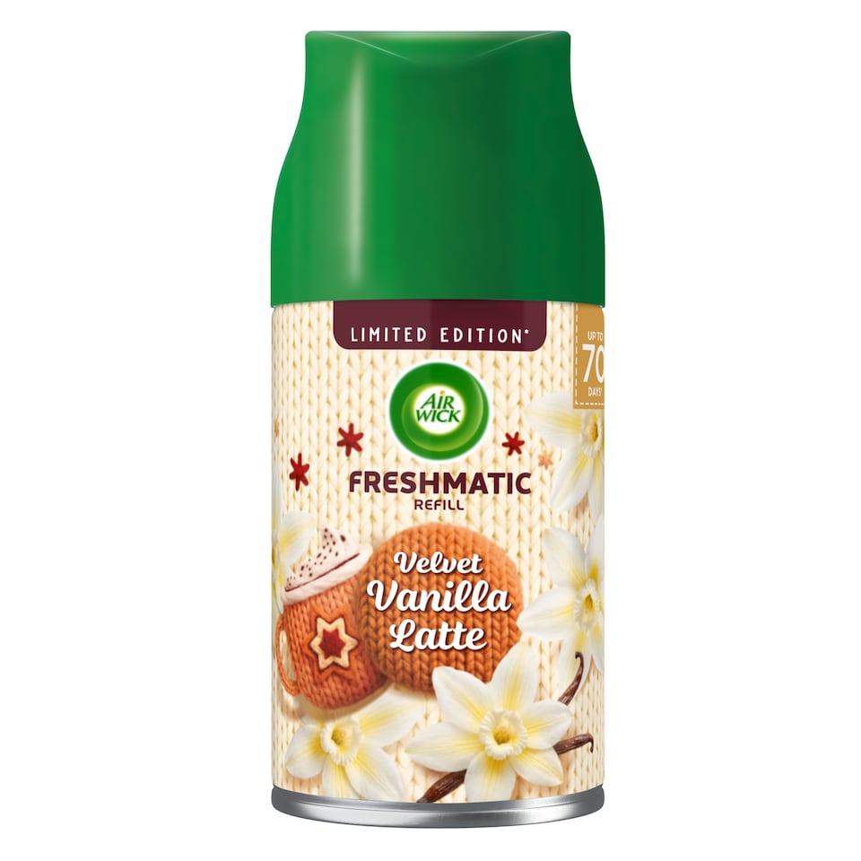 Air Wick Limited Edition Freshmatic Refill Velvet Vanilla Latte 250ml