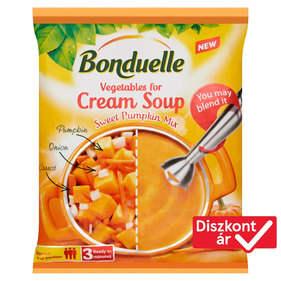 image 1 of Bonduelle Vegetables for Cream Soup Sweet Pumpkin Mix 400 g
