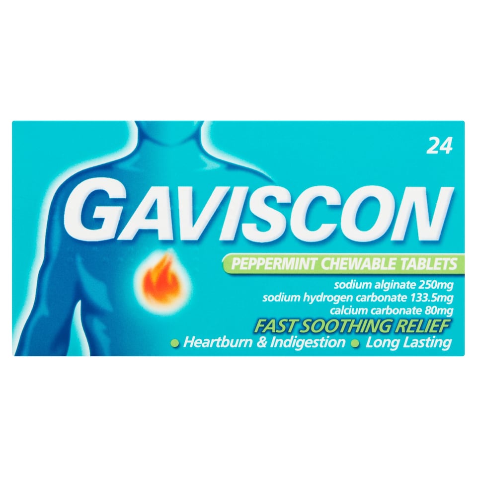 Gaviscon Peppermint Tablets 24S