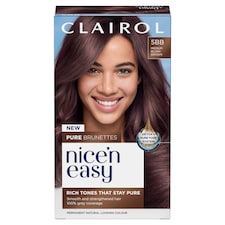 Clairol Nice'N Easy Crème Pure Brunettes Permanent Hair Dye Kit - 5BB Medium Blush Brown