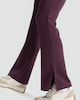 image 3 of Rise by Zara McDermott Flared Pull On Pyjama Trousers in Purple