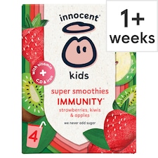 innocent Kids Super Smoothies Strawberries, Kiwis & Apples 4 x 150ml