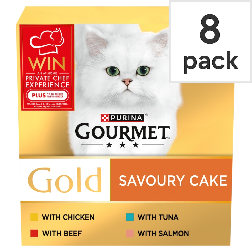 Gourmet Gold Savoury Cake Mixed 8X85g