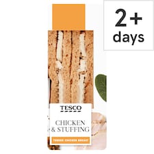 Tesco Chicken & Stuffing Sandwich