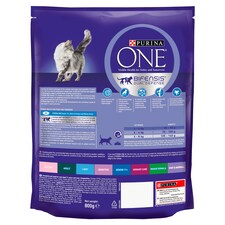 Purina One Senior 11 Dry Cat Food Chicken 800g Tesco Groceries