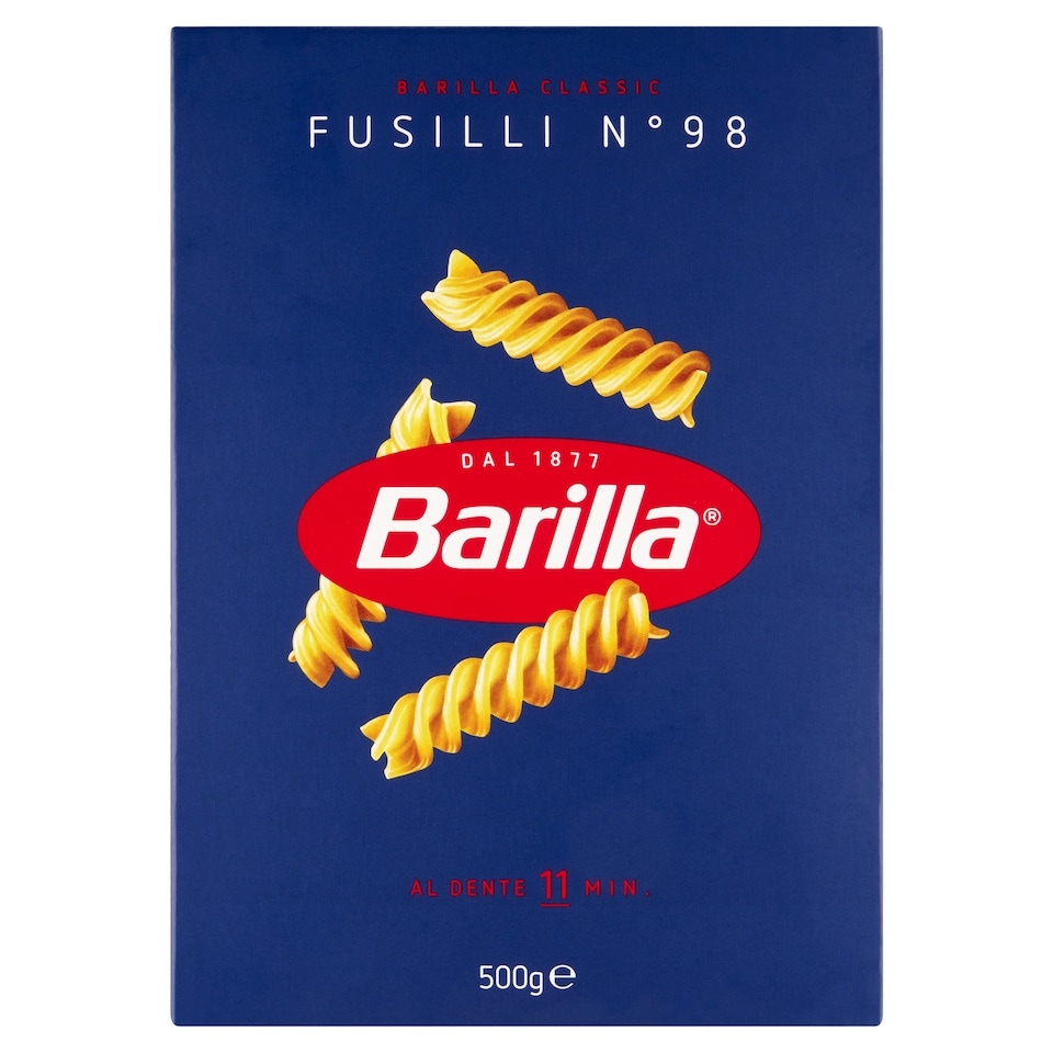 Obrázek 1 pro produkt Barilla Fusilli semolinové těstoviny sušené 500g