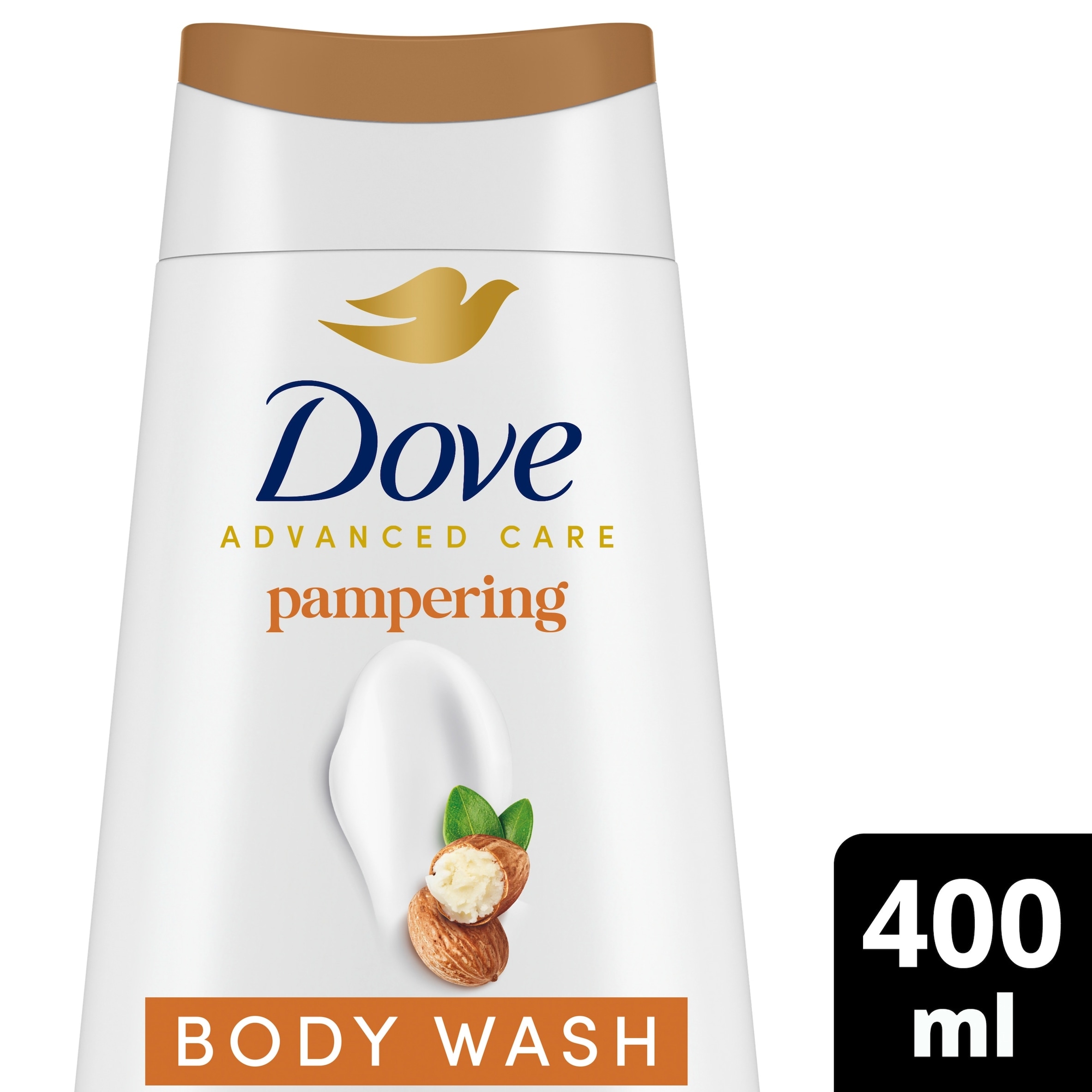 Dove Pampering 24hr Moisturisation Advanced Care Body Wash Shower Gel Shea Butter & Vanilla 400ml