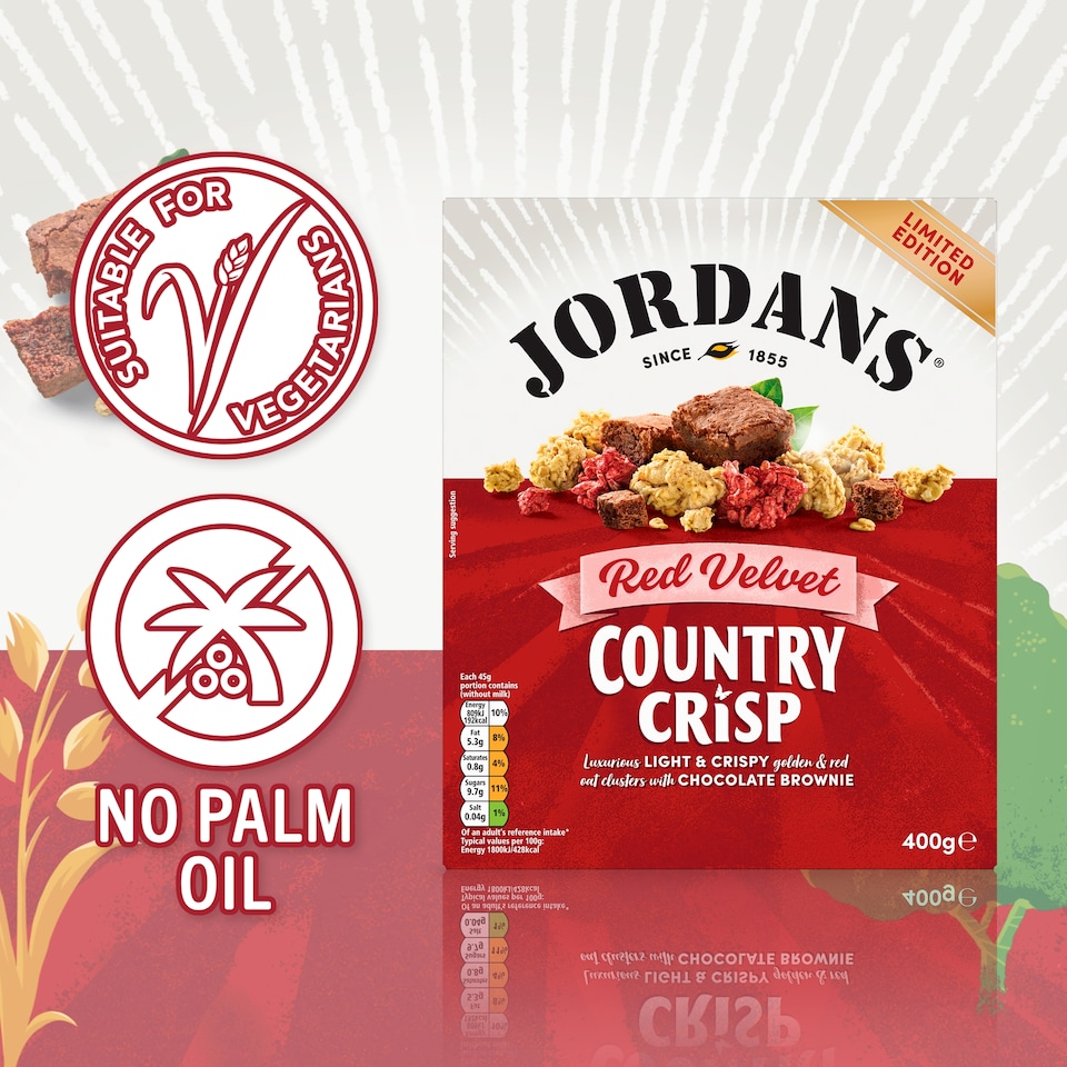 image 1 of Jordans Country Crisp Red Velvet Cereal 400g