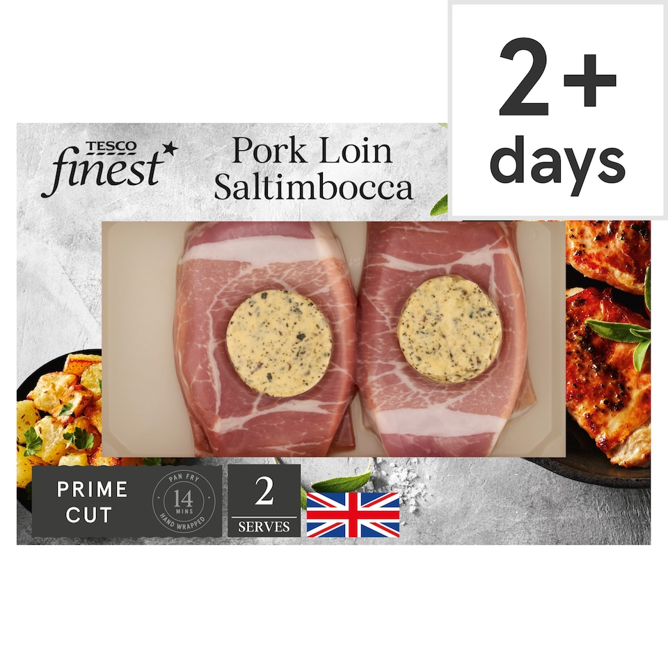 Tesco Finest Pork Loin Saltimbocca 305g