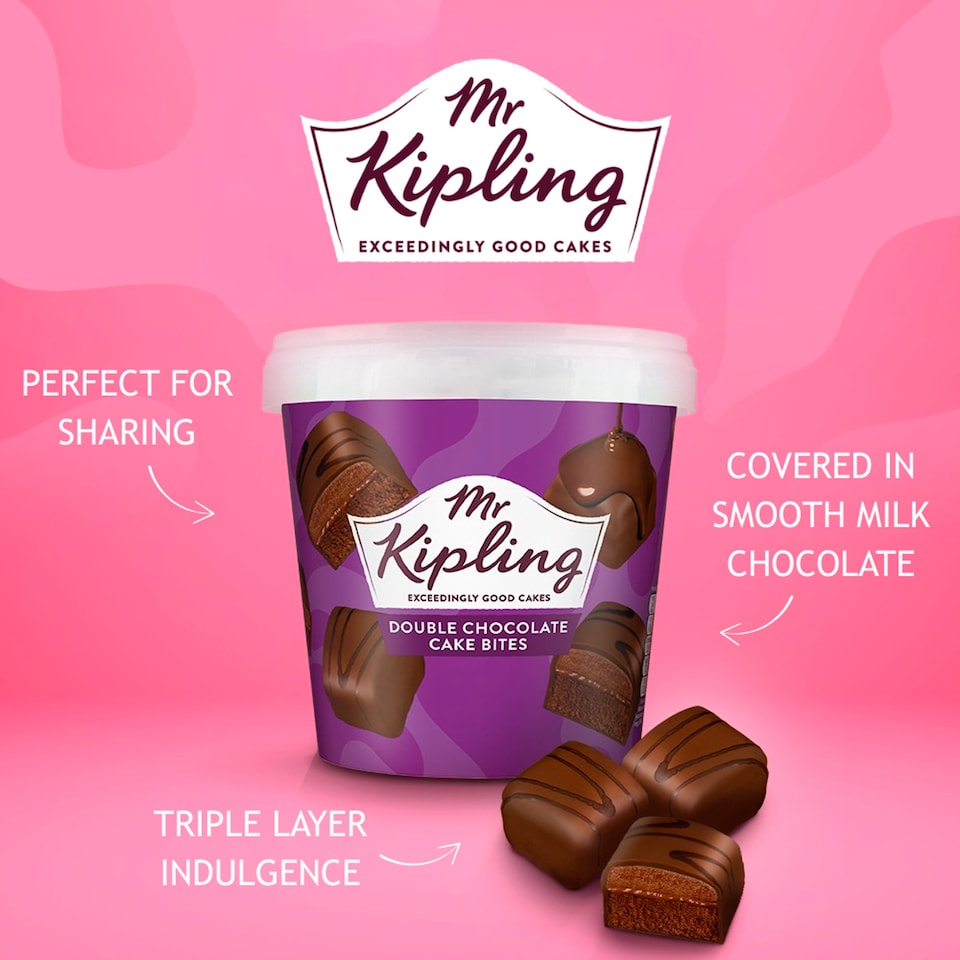 image 1 of Mr Kipling Double Chocolate Mini Cake Bites 205g
