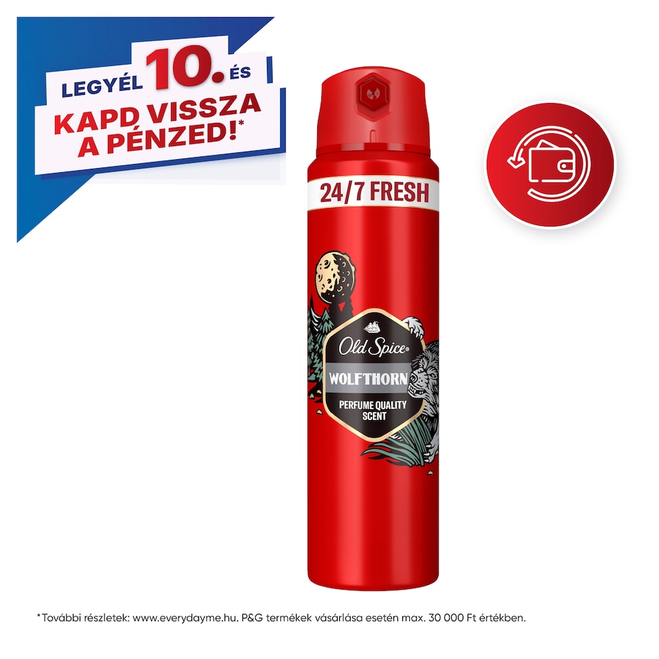 Old Spice Wolfthorn Deo Spray Férfiaknak, 200 ml  1. kép